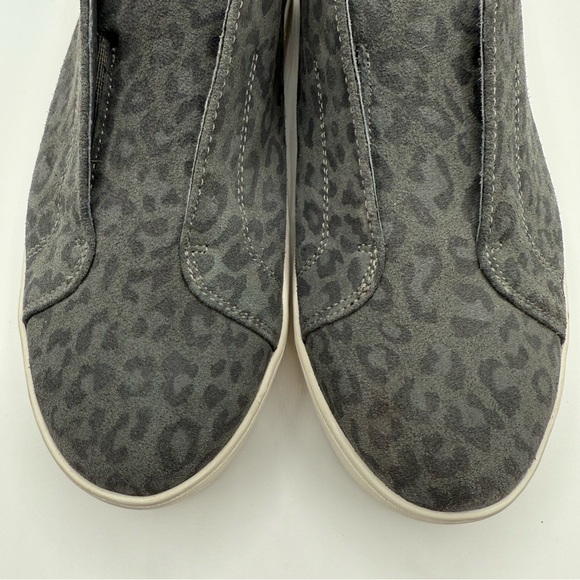 J/Slides Heidi Platform Slip On Sneakers Leather Leopard Print Women 9.5M - Picture 6 of 15